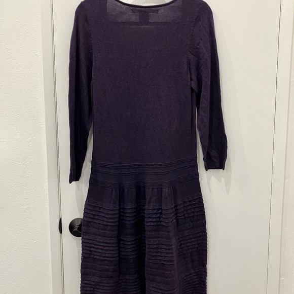 Max Studio Purple Sweater Dress, XL - Picture 3 of 6